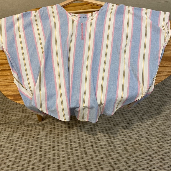 Homemade striped poncho blouse - Picture 5 of 5